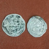 سکه نقره ساسانی چکشی