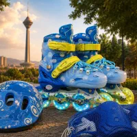 کفش اسکیت حرفه ای،با سرعت،سایز35تا38++
