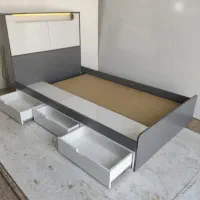 تخت یک و نیم نفره  کشابدار