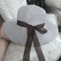 کلاه حصیری ساحلی تابستانه