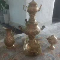 سرویس سماور برنجی دکوری