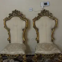 دو عدد صندلی میزبان استیل همراه با کاور|مبلمان خانگی و میز عسلی|قرچک, مهدیه|دیوار