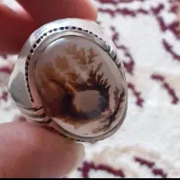 انگشتر نقره ۹۲۵ عقیق یمنی خطی استاد سید ضابطی|جواهرات|اصفهان, کارلادان|دیوار
