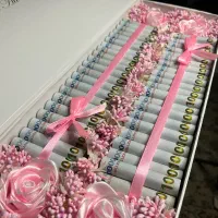 گل های روبانی هدیه