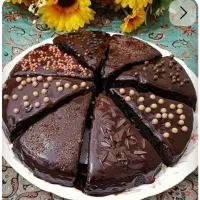 پخت انواع کیک کافه ای تولد شکلاتی ترشک و لواشک  ‌