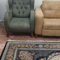 مبل راحتی 7 نفره تازه تعمیر|مبلمان خانگی و میز عسلی|قم, کلهری|دیوار