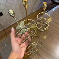 جا شمعی پروانه‌ای لوکس - ست ۳ عددی|صنایع دستی و سایر لوازم تزئینی|تهران, یوسف‌آباد|دیوار