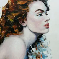 تابلو نقاشی رنگ روغن /سفارش تابلو نقاشی چهره هدیه