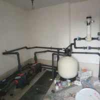 اجرای موتورخانه و لوله کشی استخر و جکوزی