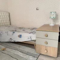 تخت کودک و نوجوان اپادانا مدل لیوا به همراه تشک