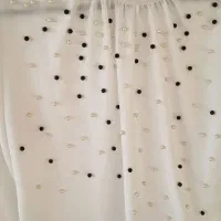 شومیز کرپ حریر سفید مروارید و سنگ دوزی سایز۳۶تا۴۰|لباس|نوشهر, |دیوار