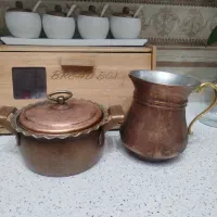 قابلمه و پارچ مسی