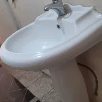 روشویی همراه با شیر|لوازم سرویس بهداشتی|مشکیندشت, |دیوار