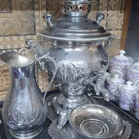 سماور بزرگ گازی استیل