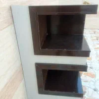 قفسه MDF|کتابخانه، شلف، قفسههای دیواری|مبارکه, |دیوار