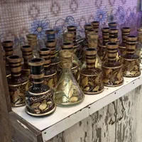 قلیان 40سانتی بدنه چوب گردو همراه باسینی