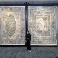 فرش اخوان طوسی۱۵۰۰شانه جدیدتراکم ۴۵۰۰