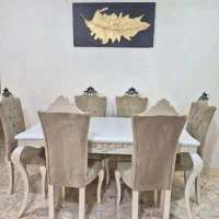 میز ناهارخوری ۶نفره|میز و صندلی غذاخوری|اهواز, کوروش|دیوار