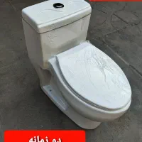 توالت فرنگی خروجی بزرگ پشت بلند دو زمانه|لوازم سرویس بهداشتی|تهران, افسریه جنوبی|دیوار
