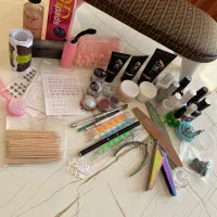 پک کامل لوازم کاشت ناخن|آرایشی، بهداشتی، درمانی|قم, بکایی|دیوار