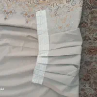 پرده کتیبه سالم و نو کتان مخمل|پرده، رانر، رومیزی|تهران, فلاح|دیوار