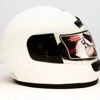 کلاه کاسکت رادین مدل 109 نو و آکبند رنگ سفید