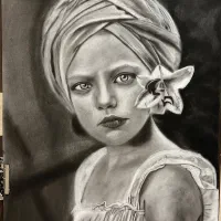 سفارش طراحی پرتره سیاه قلم