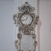 ساعت دیواری آرام گردوبی صدا