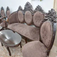 مبلمان چوبی کلاسیک میز عسلی سالم و زیبا