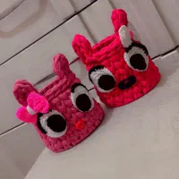 عروسک بافتنی سبددتریکو وبافتنیهای فانتزی|صنایع دستی و سایر لوازم تزئینی|گلبهار, شهر جدید گلبهار|دیوار