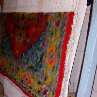 دارقالی با قالی نیمه بافته طرح هریس