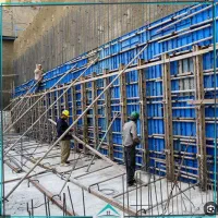 اجرای سقف و ستون فونداسیون با ابزار