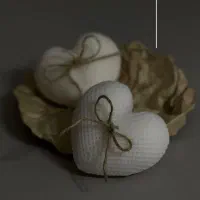 شمع قلب حصیری