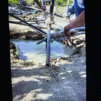 چاه مته ای دستی