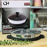 تابه گریل گرد چدنی رژیمی بدون روغن قابلمه ماهیتابه|ظروف پخت‌وپز|قم, محمد آباد|دیوار