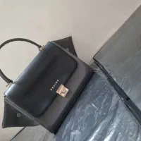 کیف مشکی طوسی