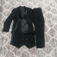 کت و شلوار مشکی مردانه درحد نو در سایز ۵۴ و 44