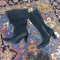 چکمه دخترانه مخمل  بلند و عروسکی