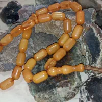 تسبیح 33 دانه کهربا شوروی عتیقه