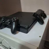 پی اس فور اسلیم ۵۰۰ گیگ کپی خور ورژن۹ دو دسته اصلی|کنسول، بازی ویدئویی و آنلاین|نهاوند, |دیوار