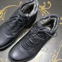 نیم بوت مردانه چرمی داخل خز سایز44و45