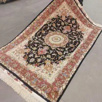 فرش دستباف بساک ۱ در ۱/۵ تبریز چله ابریشم ۵۰ رج