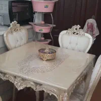 ست مبلمان چوب راش با ست غذاخوری|مبلمان خانگی و میز عسلی|اقبالیه, |دیوار