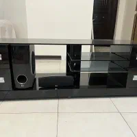 میز تلویزیون دارای شیشه سکوریت