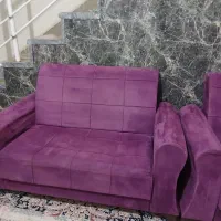 مبل نه‌نفره  سالم شسته شده وتمیز|مبلمان خانگی و میز عسلی|شیراز, جانبازان|دیوار