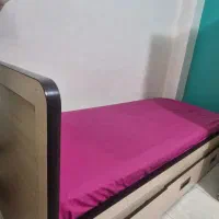 تخت خواب تک نفره(نوجوان) به همراه تشک