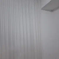 پرده حریر ساده همراه با زیر پرده طول 260وعرض130
