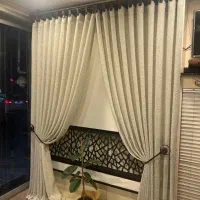 پرده مینیمال پرده پذیرایی پرده آماده پرده زبرا