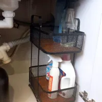 جاپیازی/استنددوطبقه نظم دهنده زیرسینک/ارایشگاه|آب‌چکان و نظم‌دهنده ظروف|تبریز, |دیوار