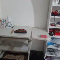 میز تحریر و کمد|کتابخانه، شلف، قفسه‌های دیواری|الشتر, |دیوار